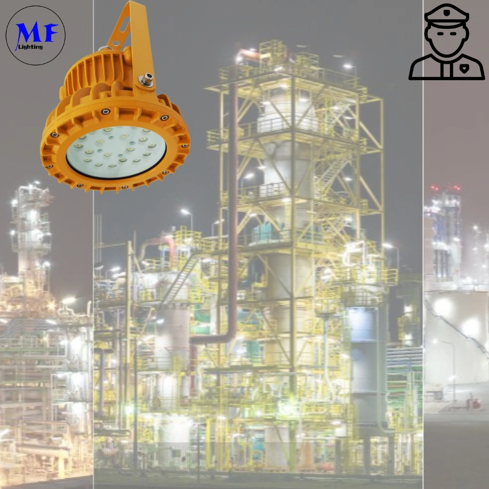 Factory Price Atex Certified 30W/50W/60W/80W/100W/150W/200W Zone 1 Zone 2 LNG Gas Station Oil Industry Chemical Plant Explosion Proof Light