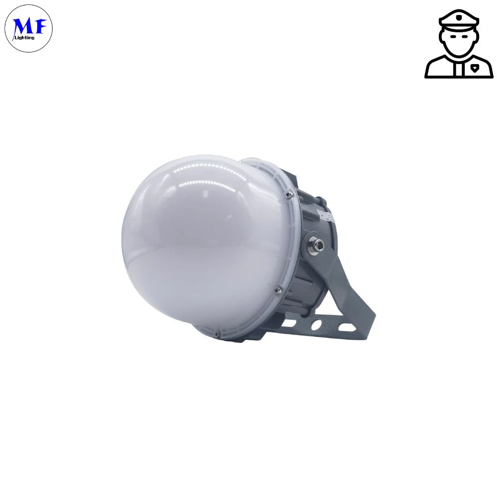 Светодиодный взрывозащитный свет ATEX сертифицированный High Bay Area Hanging Wall Mounted Zone 1 Zone 2 LNG Gas Station Нефтяная промышленность 3