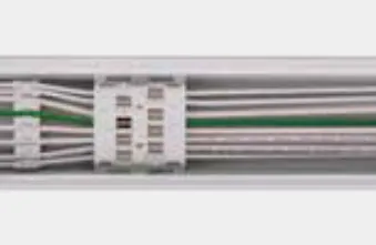 LED Track Линейный свет Синий 2-панельный Пластиковый Фруктовый магазин Супермаркет Склад Книга Сток Мастерская Велосипед Сток Офис Магазин тканей 5