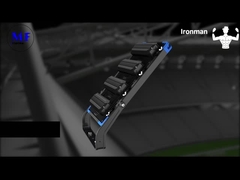 250-1250W регулируемый IP66 5 лет Wattanty светодиодный высокий мачты свет с защитой от перегрева для спорта Fie