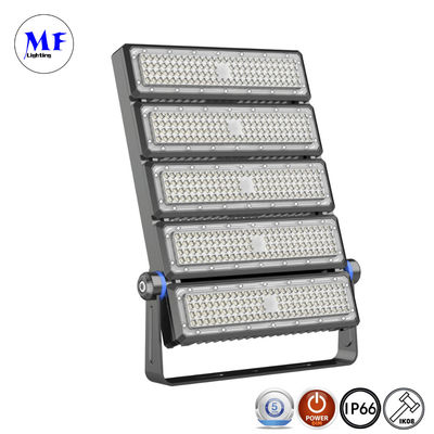 IP66 Football Stadium Flood Light Lamp Asymmetric Beam Angle Wind Resistant High Power