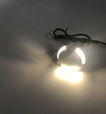 3W LED Recessed Inground lights with Cree LED, 12V or 24V IP67, Transparent lens