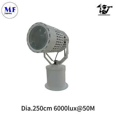 IP66 Waterproof LED Search Light 316L Stainless steel 300W/400W/500W/600W Lamp Fixture for Maritime, Vessel