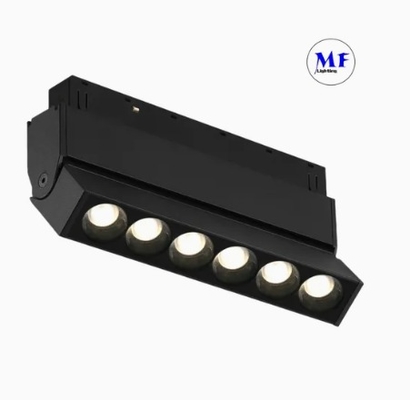 LED Track Linear Light Ra 90+ Plastic Retail Industrial Black White Supermarket Magnetic Shapeble Workshop Shop
