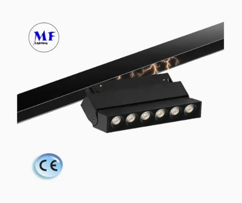 LED Track Linear Light Ra 90+ Plastic Retail Industrial Black White Supermarket Magnetic Shapeble Workshop Shop