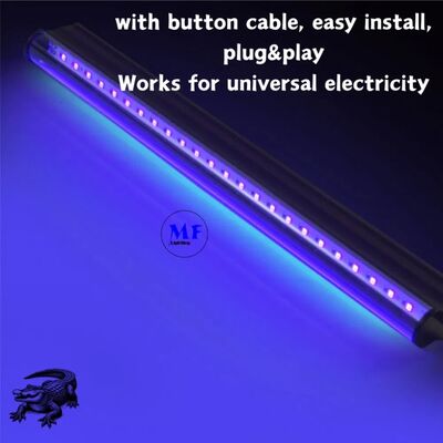 395nm 365nm 10W-50W Tube High Intensity UV Entertainment Money Checking Full Spectrum Fast Cure Adhesive LED UV Curing Light for PCB