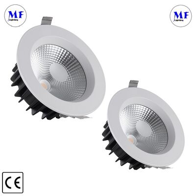 COB LED Recessed Anti-Glare UGR<19 Dimmable  Die-Cast Aluminum Indoor Commercial Led spot light Led Down light