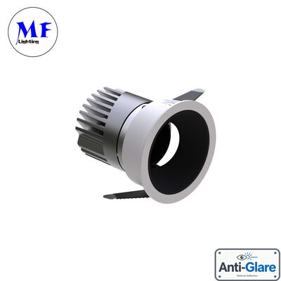 Factory Price Anti-Glare Dimmable V Spring Clip 20W 25W 30W Various Metallic Color Reflector Bathroom Frameless Recessed Anti-Glare Spot LED Down Light