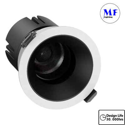 LED Down Light Spotlight Round Anti-glare 10W 20W 25W 120lm/W EIK07 ETL Driver 5 CCT Ajust Dali Dim COB