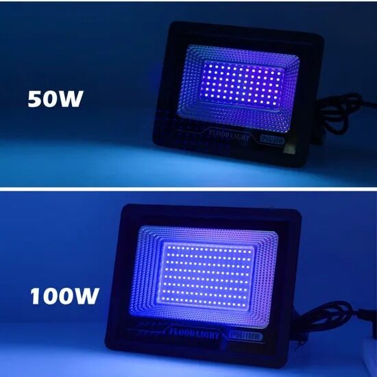 Factory Price Highly Efficient Instant-on IP66 Waterproof 395nm Safe 100W UV LED Curing Flood Light for Screen Printing and Medical Device Sterilization