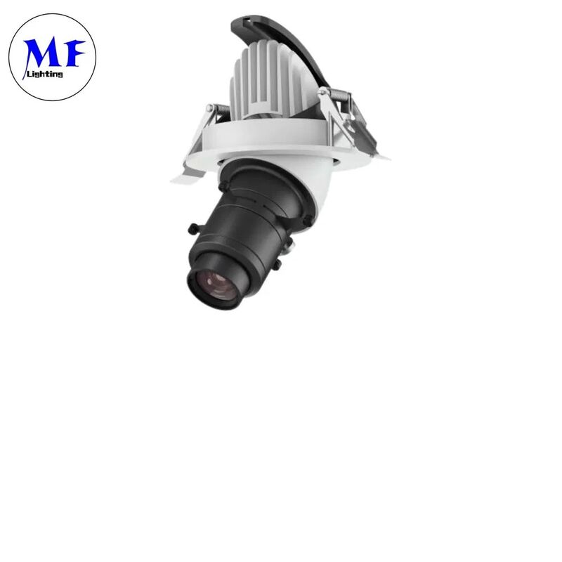Versatile Precision Shaping Gobo Projector LED Contour Spotlight Track Light for Museum Art Gallery Commercial Lighting