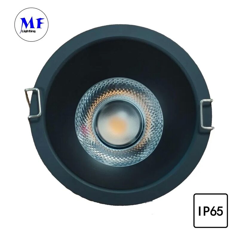 Factory IP65 LED Recessed Spot Downlight Light CRI90 Triac Dali Dimmable Matte White Black Silver Rose Gold Reflector LED Down Light 5-Year Warranty