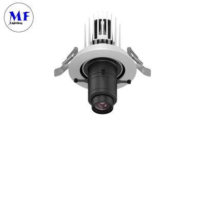 20 Вт регулируемый зум светодиодный контурный прожектор Gobo Проектор Gimbal Track Light с тридоническим драйвером для динамических эффектов освещения