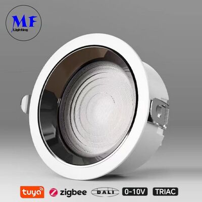 40W 160lm/W Внутренний светодиодный свет Triac /0-10V/Dali-2 Снижаемый угол широкого луча 120° 8INCH/10INCH Высокая мощность 80W Антиотражающее светодиодное освещение для коммерческих помещений