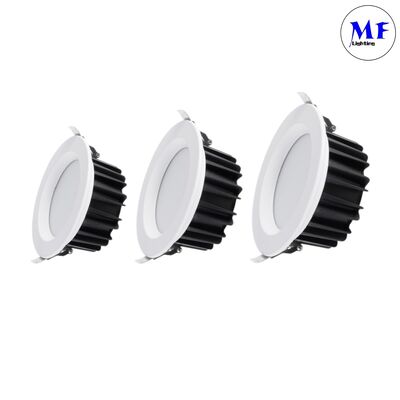 IP40 SMD Светодиодный Даунлайт 5W/7W/10W/12W/15W/20W/25W/30W/35W/40W/45W/50W Умный CCT Регулируемая Мощность Диммирование Умный Triac Dali 0-10V Встраиваемый Алюминиевый Светодиодный Даунлайт
