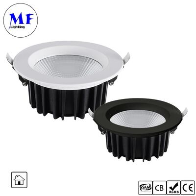 5W 100lm/W Spot Downlight Triac /0-10V/Dali-2/Tuya Zigbee Угол сглаживаемого луча 60° Сдвинутый антиотблеск COB LED Down Light для коммерческих и жилых помещений