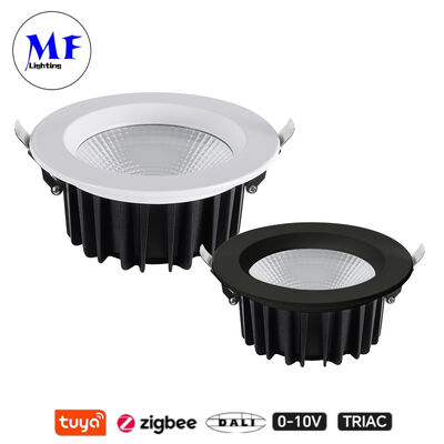 Фабричная цена IP40 CCT регулируемый Triac Dali Tuya Снижаемый умный Zigbee 35W 50W COB светодиодный зажимный свет для кухни Промышленная розничная торговля Коммерческие помещения