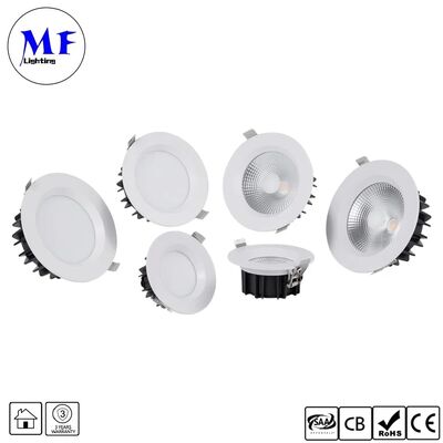5W CRI90 100lm/W Широкий угол луча 120° Triac /0-10V/Dali-2/Tuya Zigbee Снижаемый светодиодный светодиодный свет