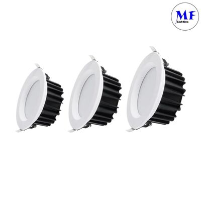 IP40 SMD Светодиодный Даунлайт 5W/7W/10W/12W/15W/20W/25W/30W/35W/40W/45W/50W Умный CCT Регулируемая Мощность Диммирование Умный Triac Dali 0-10V Встраиваемый Алюминиевый Светодиодный Даунлайт
