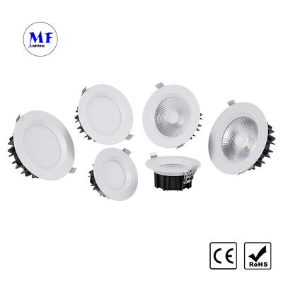 Заводская цена IP40 SMD светодиодный встраиваемый потолочный светильник, диммируемый Triac 0-10V Dali Dali-2 Dt6 Dt8, умное управление Zigbee Tuya WiFi, внутренний светильник для офиса